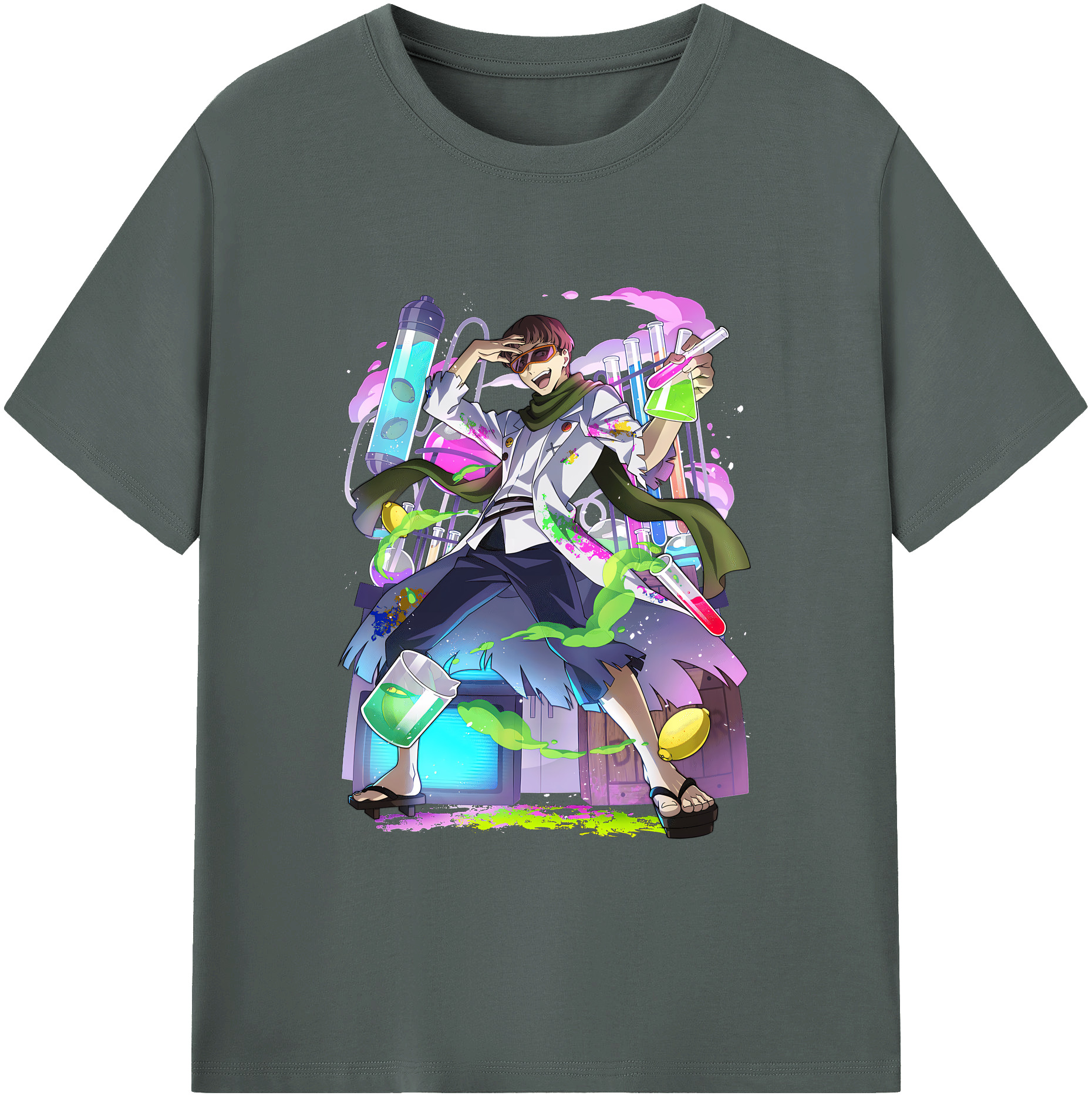 （画像用） 文豪ストレイドッグス Bungo Stray Dogs 綿100％ メンズ半袖Tシャツ｜肌触りやわらか＆通気性